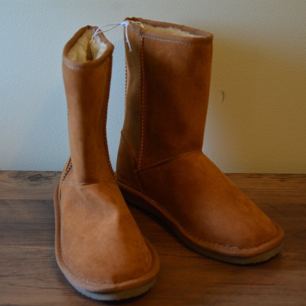 Harper Canyon Girls Tan Emmerson Booties Boots Pull On